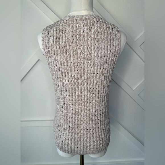 Theory Malda Meridian Textured Sleeveless Sweater Size Medium - Picture 5 of 10